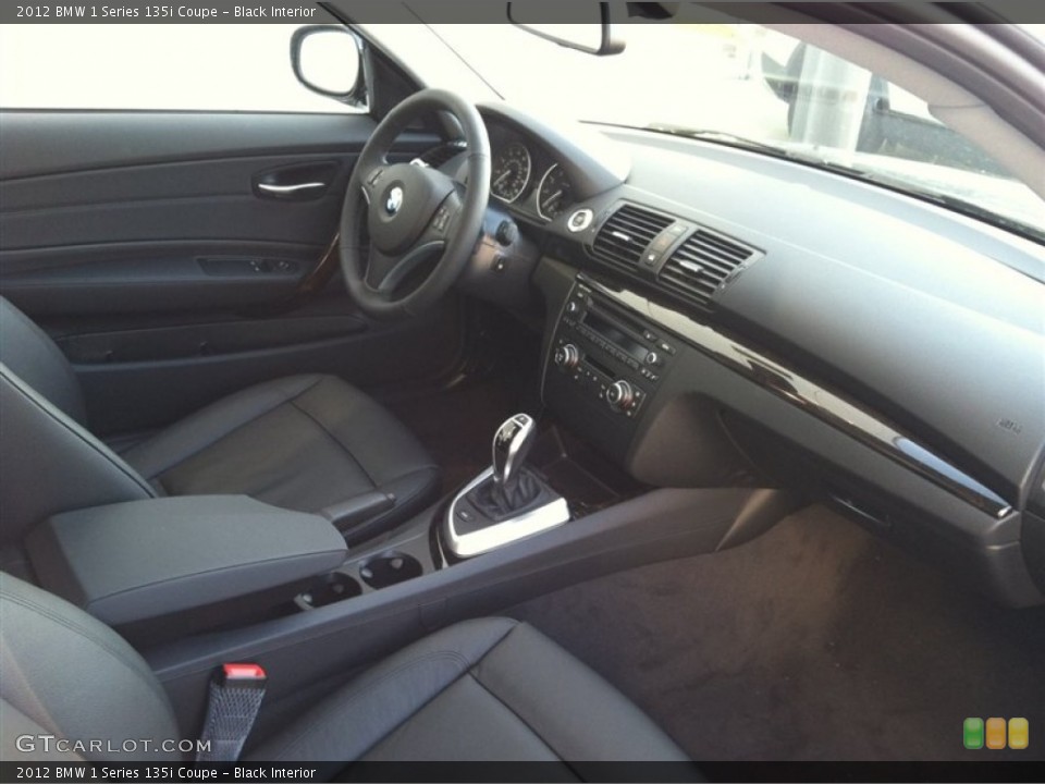 Black Interior Dashboard for the 2012 BMW 1 Series 135i Coupe #61149383