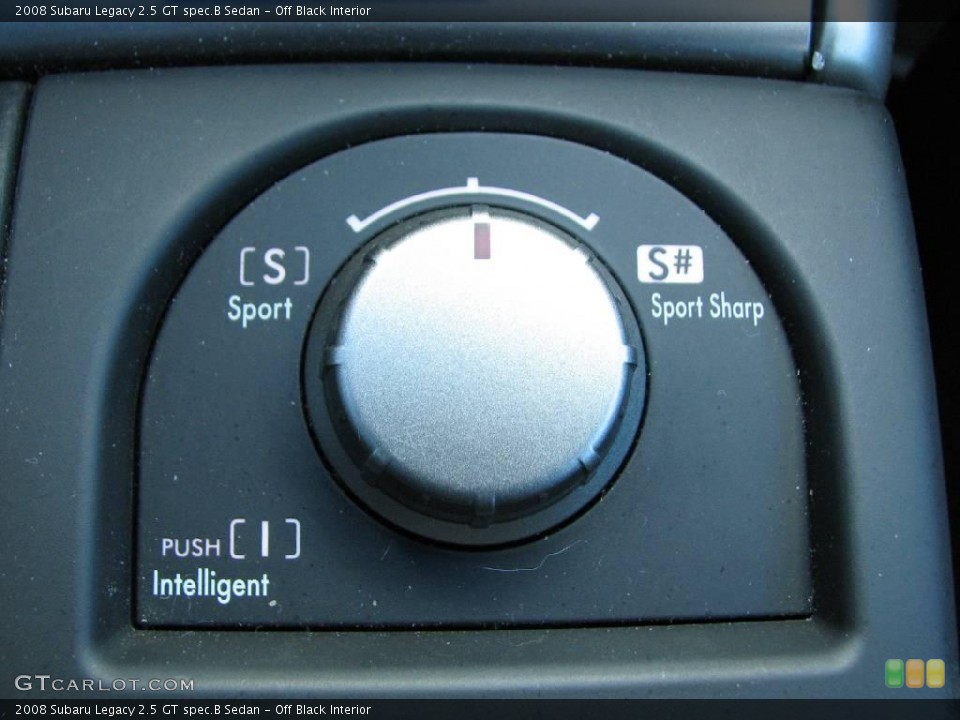 Off Black Interior Controls for the 2008 Subaru Legacy 2.5 GT spec.B Sedan #6115034