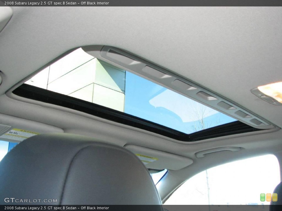 Off Black Interior Sunroof for the 2008 Subaru Legacy 2.5 GT spec.B Sedan #6115039