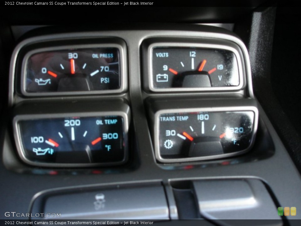 Jet Black Interior Gauges for the 2012 Chevrolet Camaro SS Coupe Transformers Special Edition #61150436
