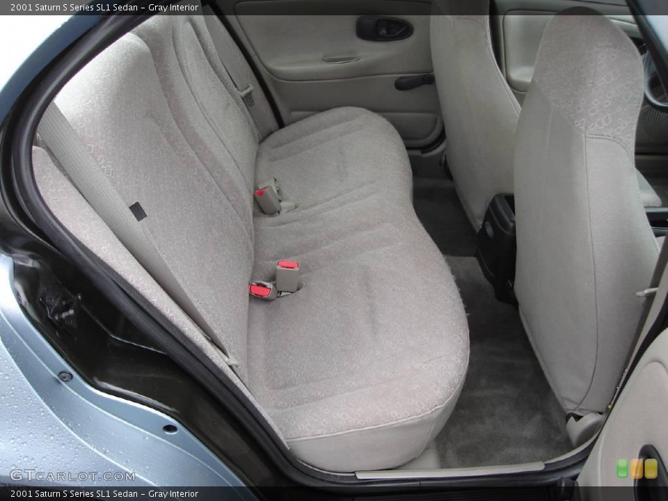Gray Interior Rear Seat for the 2001 Saturn S Series SL1 Sedan #6115154