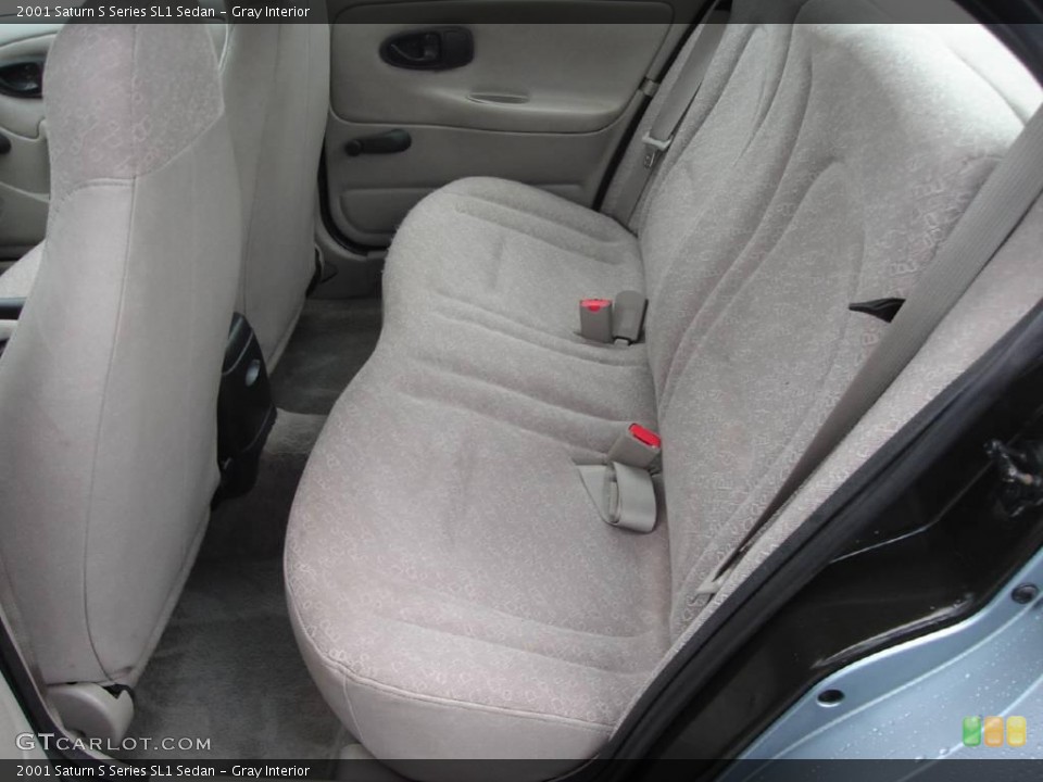 Gray Interior Rear Seat for the 2001 Saturn S Series SL1 Sedan #6115159