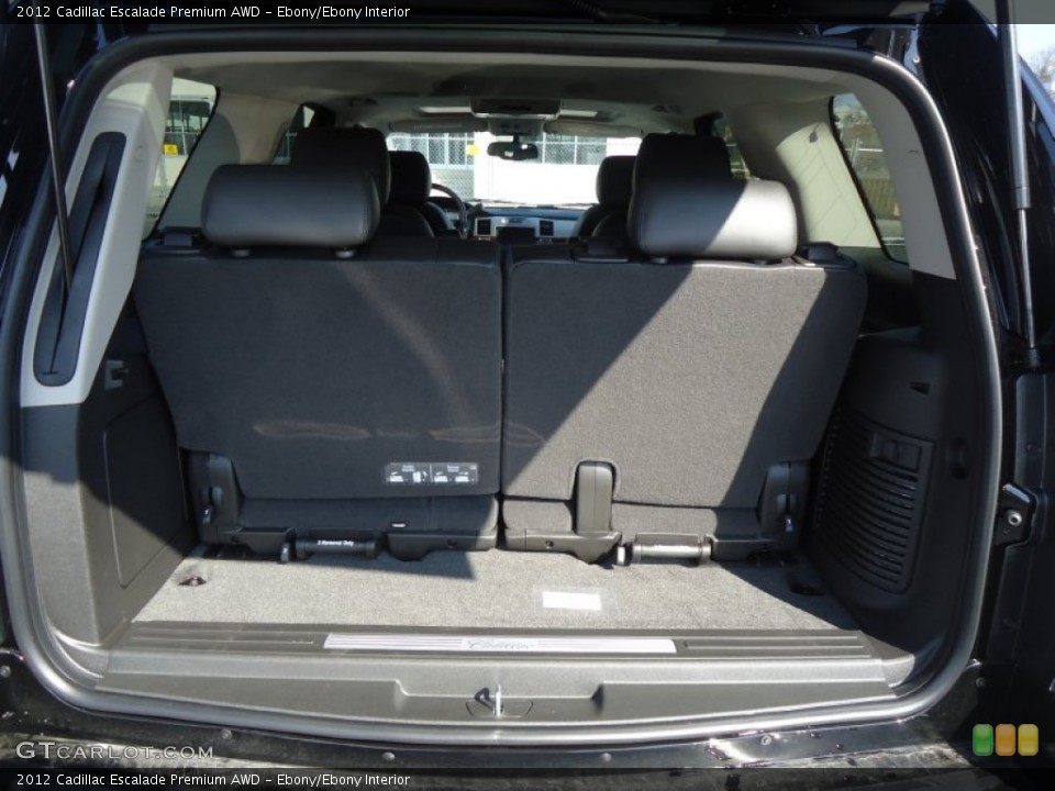 Ebony/Ebony Interior Trunk for the 2012 Cadillac Escalade Premium AWD #61152340