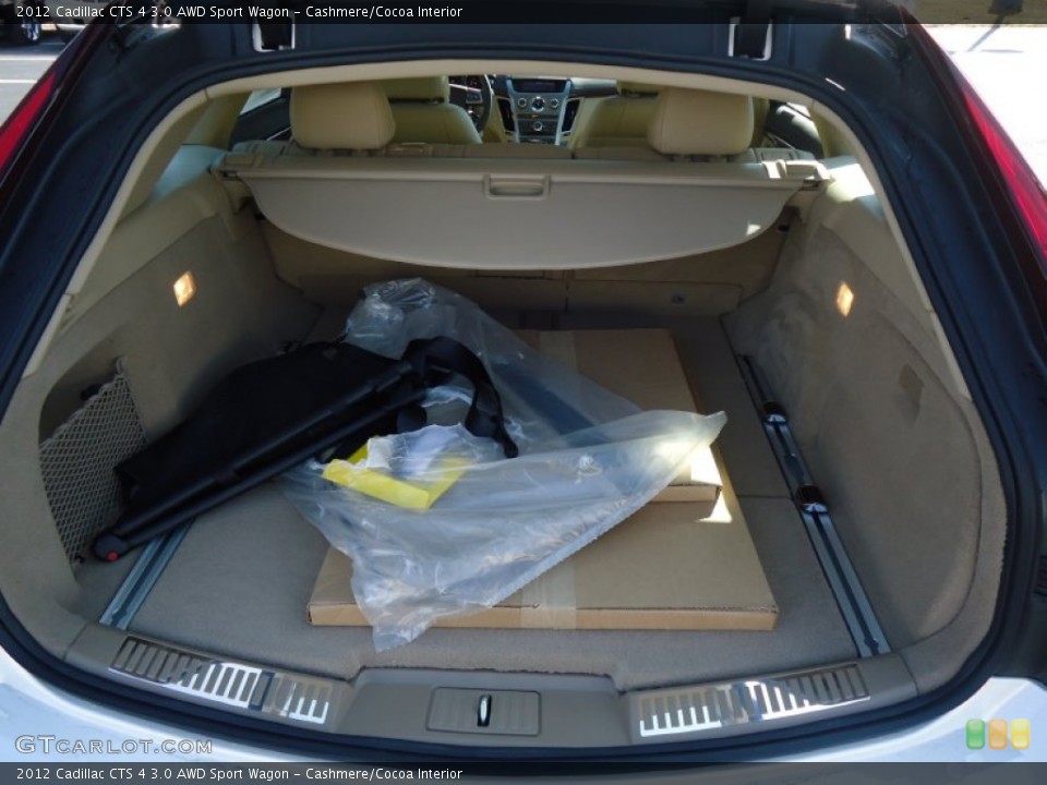 Cashmere/Cocoa Interior Trunk for the 2012 Cadillac CTS 4 3.0 AWD Sport Wagon #61153451