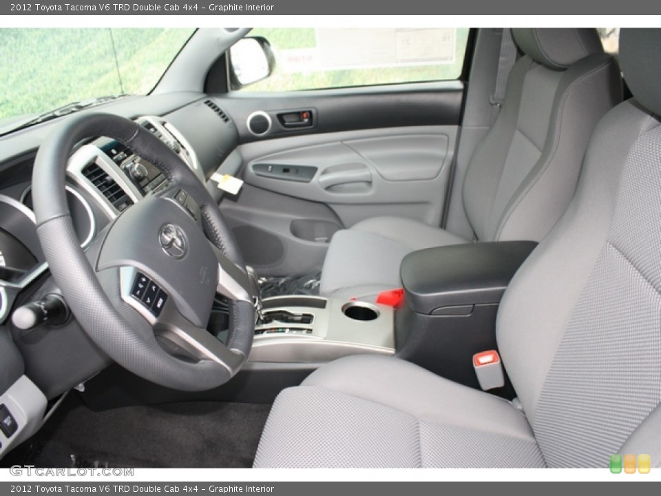Graphite Interior Photo for the 2012 Toyota Tacoma V6 TRD Double Cab 4x4 #61155347