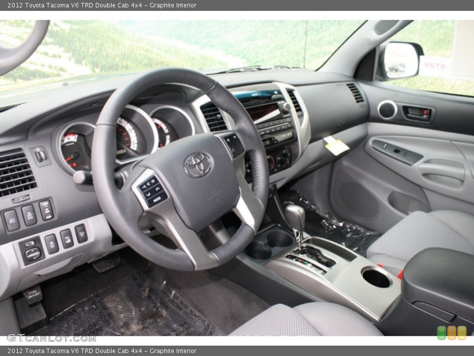 Graphite Interior Photo for the 2012 Toyota Tacoma V6 TRD Double Cab 4x4 #61155356
