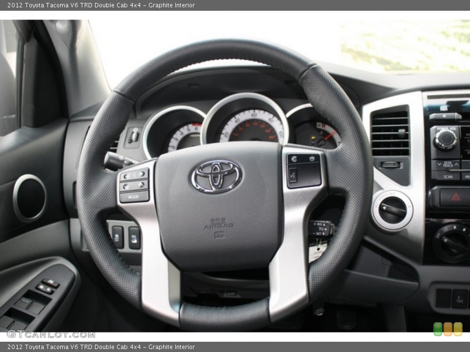 Graphite Interior Steering Wheel for the 2012 Toyota Tacoma V6 TRD Double Cab 4x4 #61155410