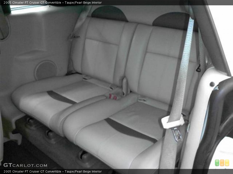 Taupe/Pearl Beige Interior Rear Seat for the 2005 Chrysler PT Cruiser GT Convertible #61155417