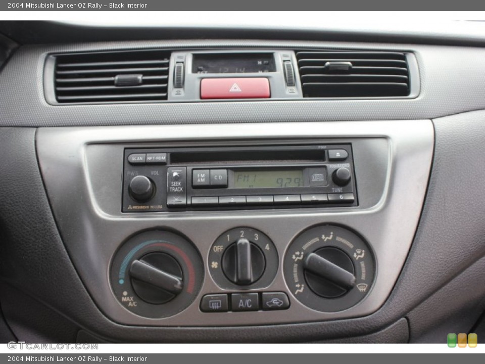 Black Interior Controls for the 2004 Mitsubishi Lancer OZ Rally #61158323