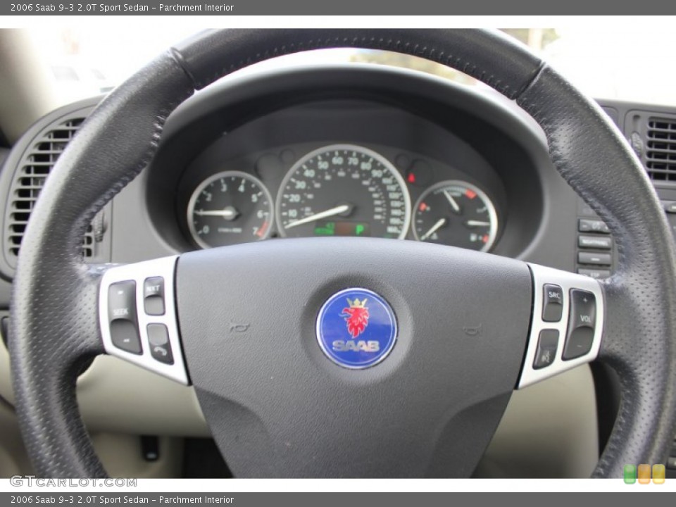 Parchment Interior Steering Wheel for the 2006 Saab 9-3 2.0T Sport Sedan #61158377