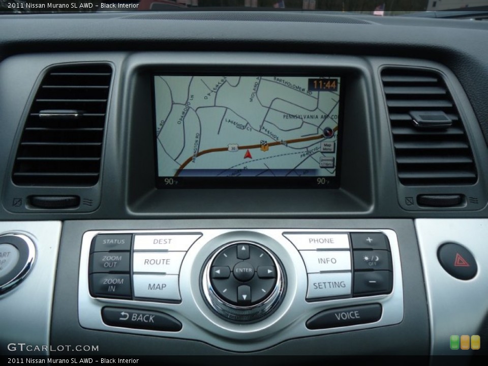 Black Interior Navigation for the 2011 Nissan Murano SL AWD #61161603