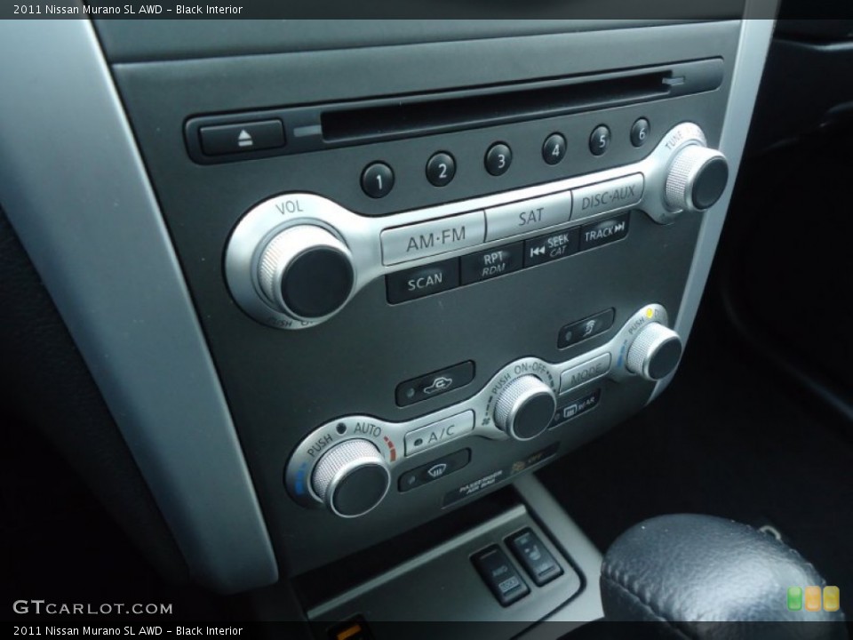 Black Interior Controls for the 2011 Nissan Murano SL AWD #61161614