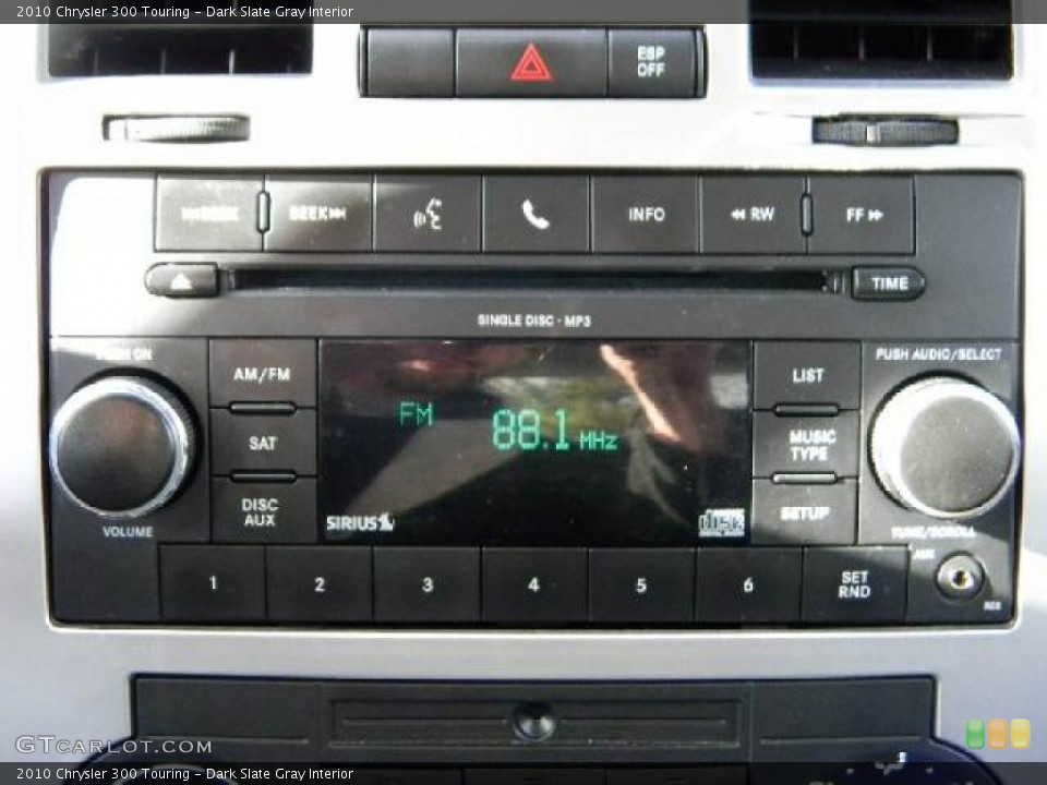 Dark Slate Gray Interior Audio System for the 2010 Chrysler 300 Touring #61163147