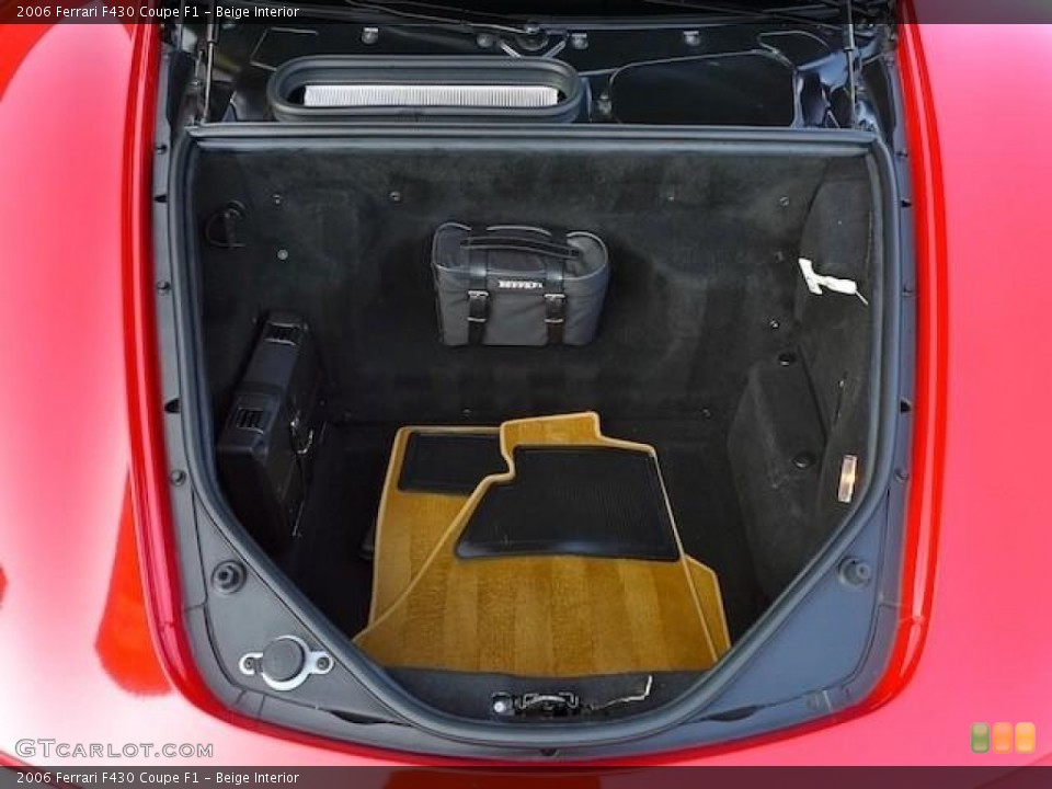 Beige Interior Trunk for the 2006 Ferrari F430 Coupe F1 #61163921