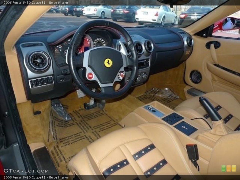 Beige Interior Dashboard for the 2006 Ferrari F430 Coupe F1 #61164008