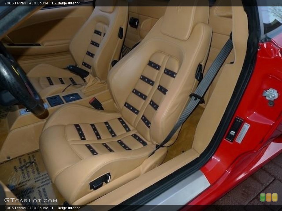Beige Interior Front Seat for the 2006 Ferrari F430 Coupe F1 #61164028