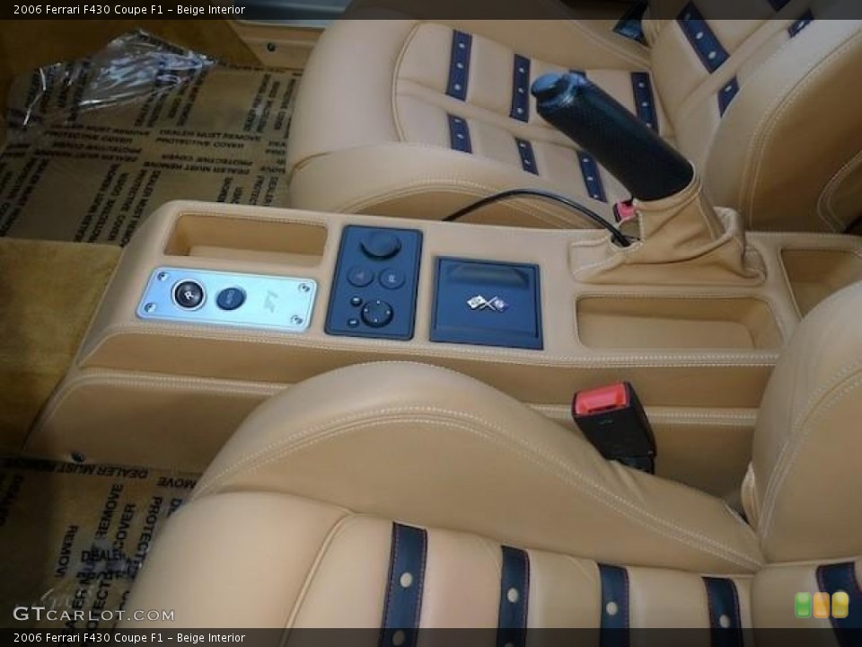 Beige Interior Controls for the 2006 Ferrari F430 Coupe F1 #61164047
