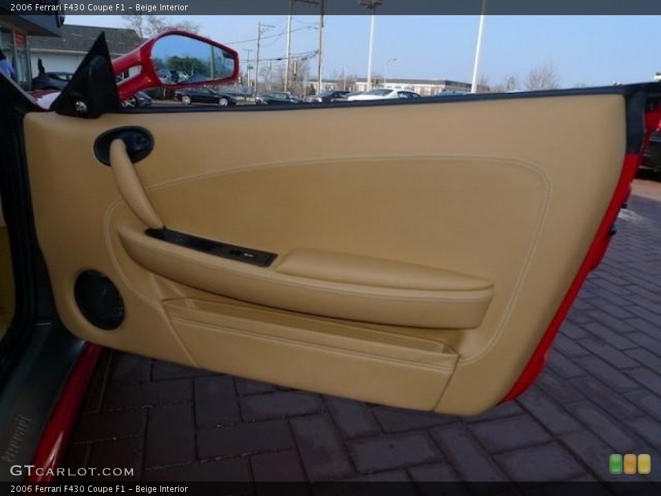 Beige Interior Door Panel for the 2006 Ferrari F430 Coupe F1 #61164119