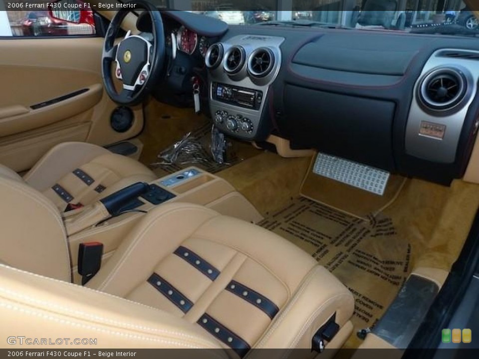 Beige Interior Dashboard for the 2006 Ferrari F430 Coupe F1 #61164142