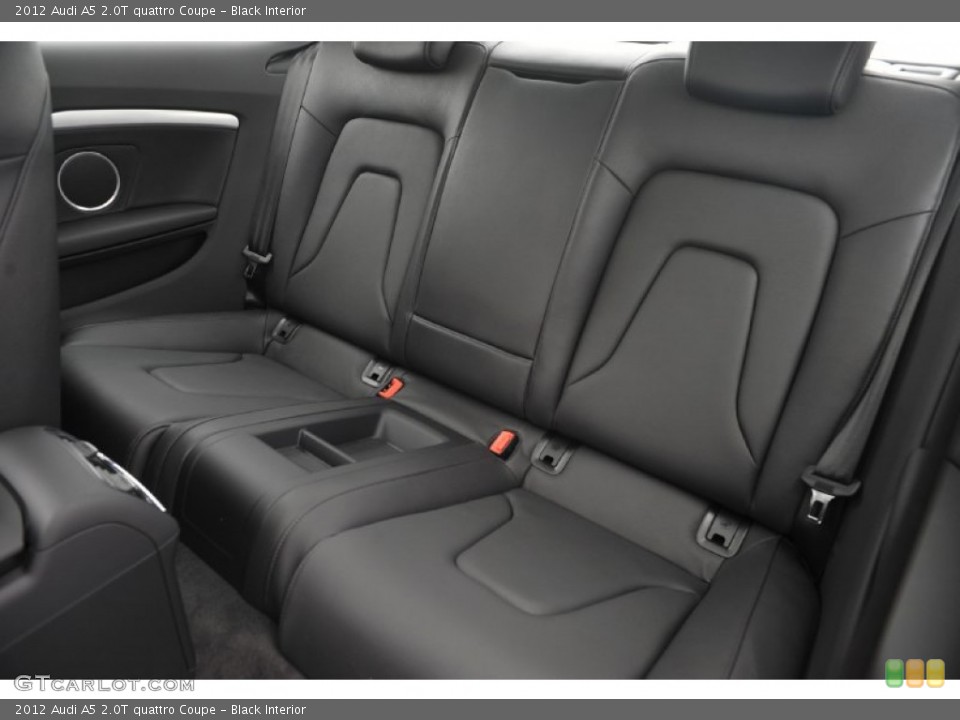Black Interior Rear Seat for the 2012 Audi A5 2.0T quattro Coupe #61164983