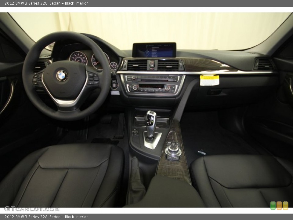 Black Interior Dashboard for the 2012 BMW 3 Series 328i Sedan #61165760
