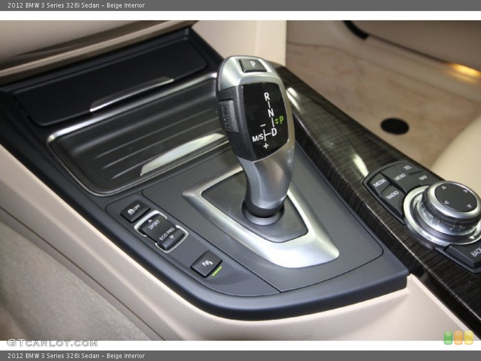 Beige Interior Transmission for the 2012 BMW 3 Series 328i Sedan #61166048
