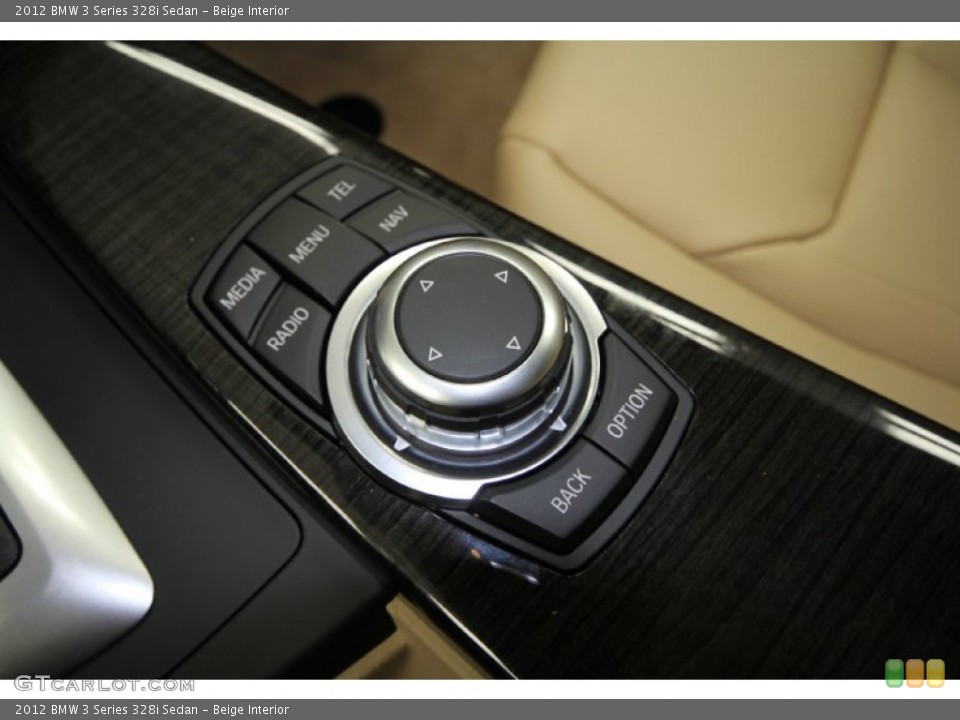 Beige Interior Controls for the 2012 BMW 3 Series 328i Sedan #61166056