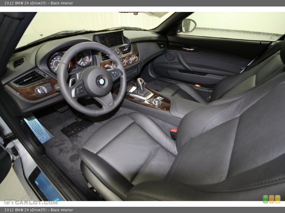 Black Interior Prime Interior for the 2012 BMW Z4 sDrive35i #61166342