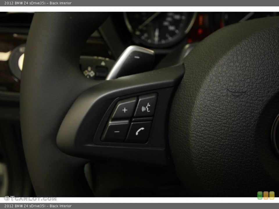 Black Interior Controls for the 2012 BMW Z4 sDrive35i #61166489