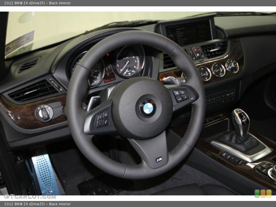 Black Interior Steering Wheel for the 2012 BMW Z4 sDrive35i #61166495