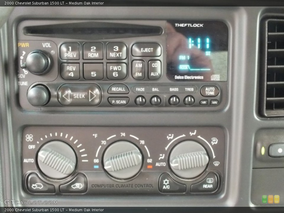 Medium Oak Interior Controls for the 2000 Chevrolet Suburban 1500 LT #61168840