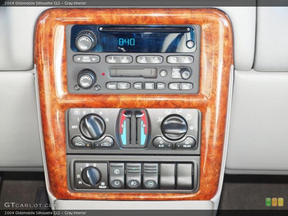 Gray Interior Controls for the 2004 Oldsmobile Silhouette GLS #61168855