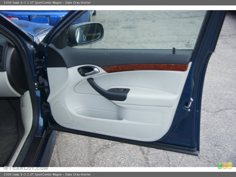 Slate Gray Interior Door Panel for the 2006 Saab 9-3 2.0T SportCombi Wagon #61169659