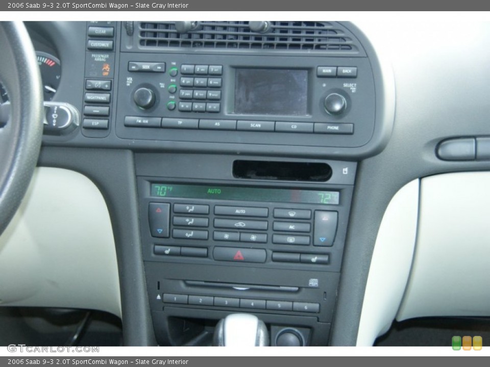 Slate Gray Interior Controls for the 2006 Saab 9-3 2.0T SportCombi Wagon #61169708
