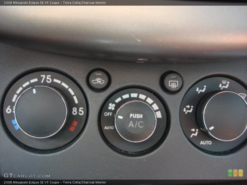 Terra Cotta/Charcoal Interior Controls for the 2008 Mitsubishi Eclipse SE V6 Coupe #61170361