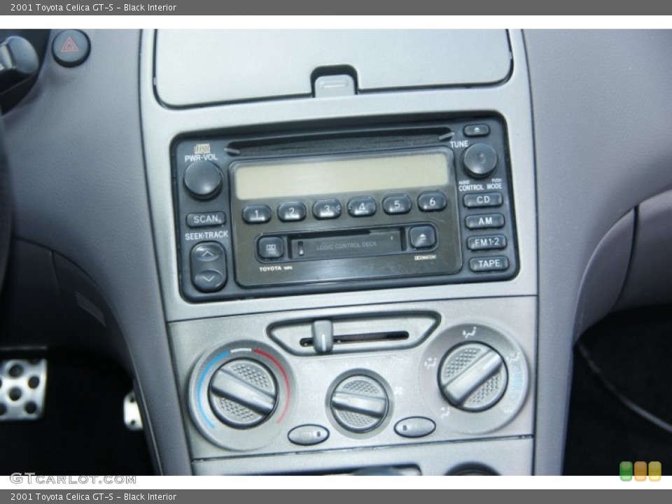 Black Interior Controls for the 2001 Toyota Celica GT-S #61170880