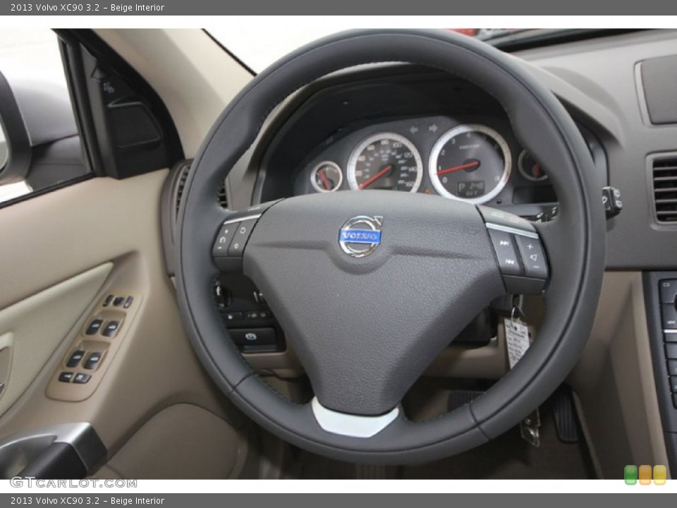 Beige Interior Steering Wheel for the 2013 Volvo XC90 3.2 #61171399