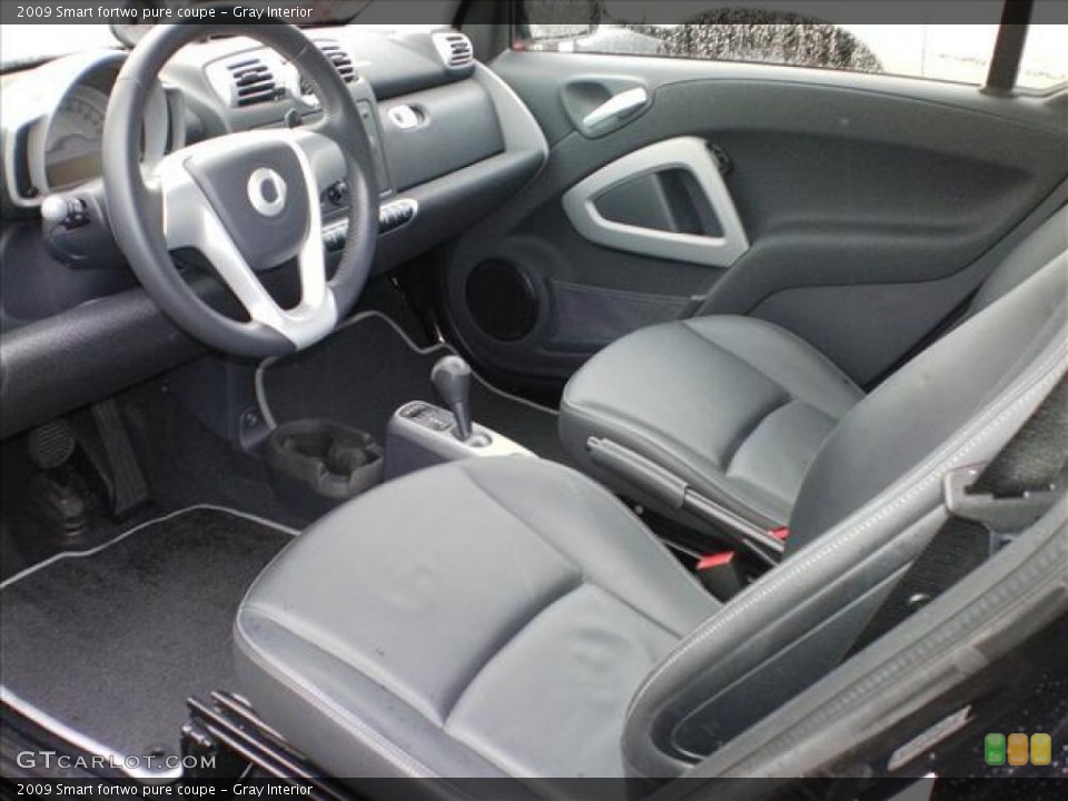 Gray Interior Prime Interior for the 2009 Smart fortwo pure coupe #61171720