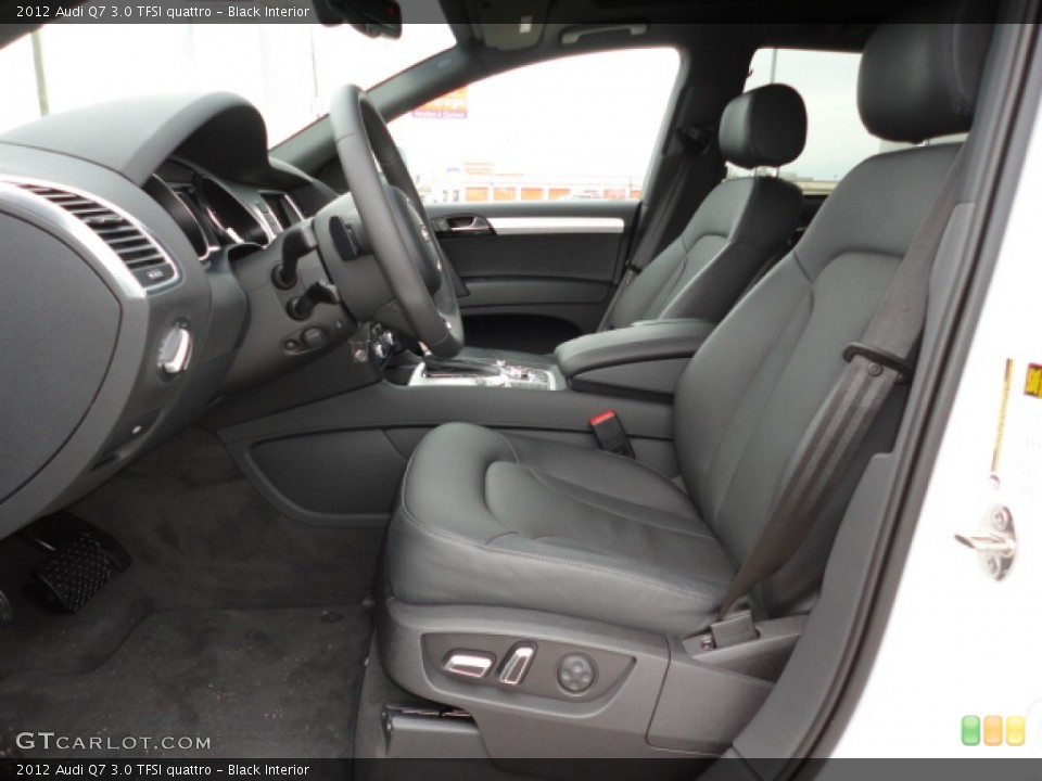Black Interior Front Seat for the 2012 Audi Q7 3.0 TFSI quattro #61173301