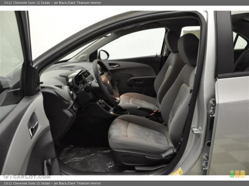 Jet Black/Dark Titanium Interior Photo for the 2012 Chevrolet Sonic LS Sedan #61174560