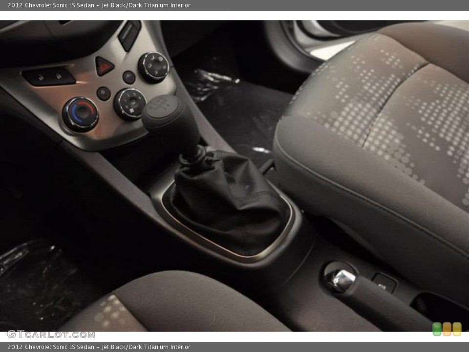 Jet Black/Dark Titanium Interior Transmission for the 2012 Chevrolet Sonic LS Sedan #61174627