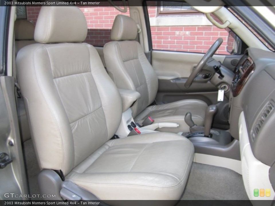 Tan Interior Photo for the 2003 Mitsubishi Montero Sport Limited 4x4 #61175845