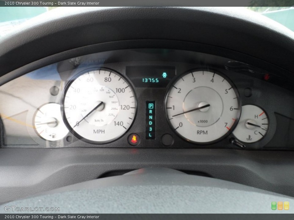 Dark Slate Gray Interior Gauges for the 2010 Chrysler 300 Touring #61180258