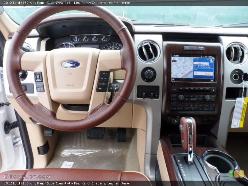 King Ranch Chaparral Leather Interior Dashboard for the 2012 Ford F150 King Ranch SuperCrew 4x4 #61180876