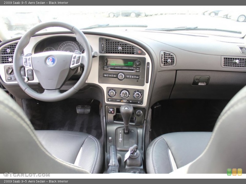 Black Interior Dashboard for the 2009 Saab 9-5 Aero Sedan #61181512
