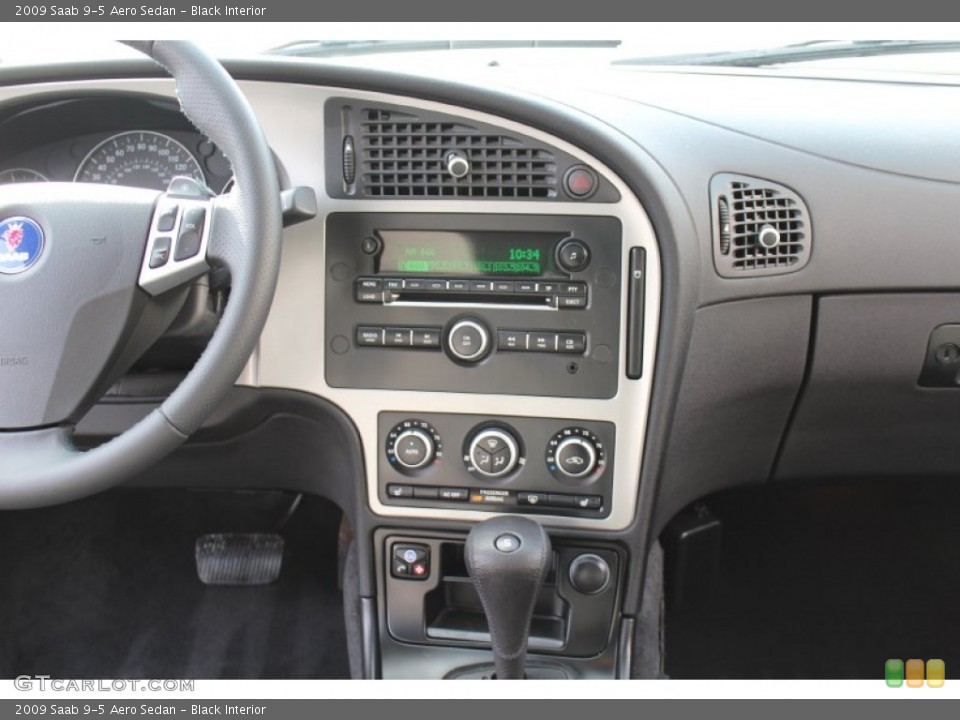 Black Interior Controls for the 2009 Saab 9-5 Aero Sedan #61181557