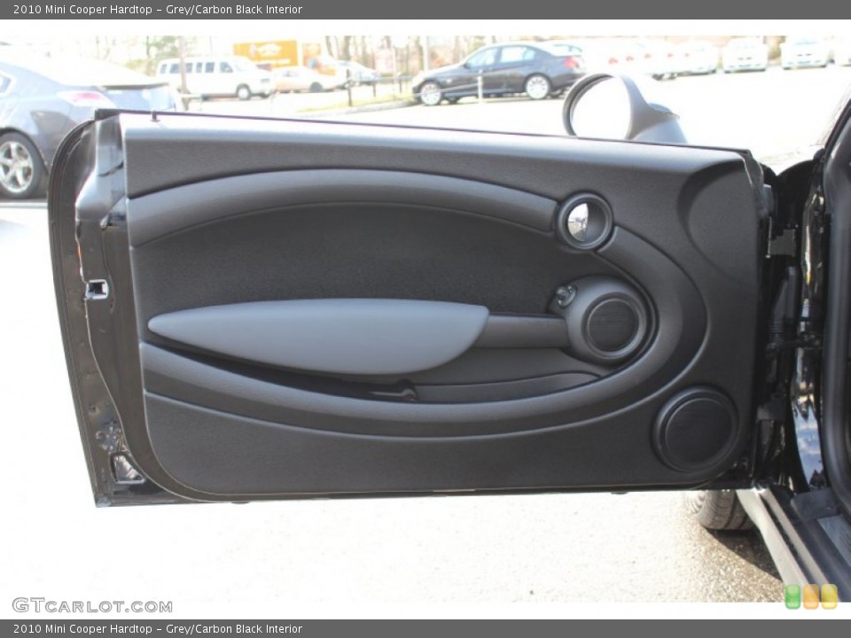 Grey/Carbon Black Interior Door Panel for the 2010 Mini Cooper Hardtop #61181764