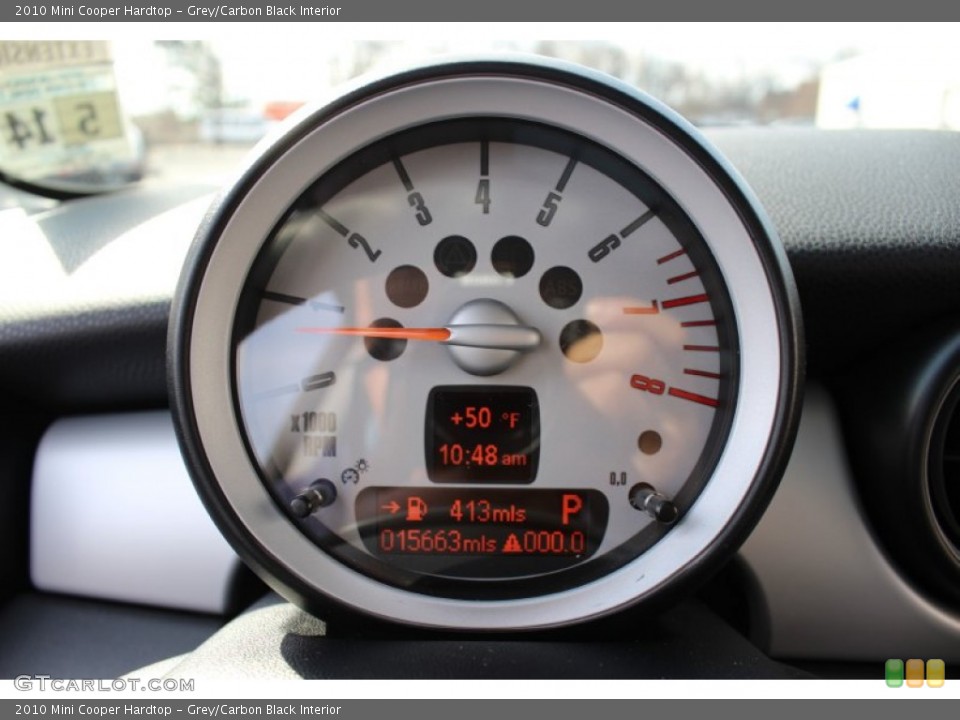 Grey/Carbon Black Interior Gauges for the 2010 Mini Cooper Hardtop #61181827