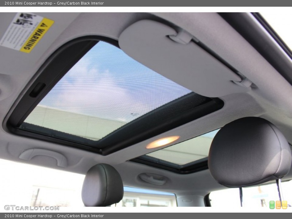 Grey/Carbon Black Interior Sunroof for the 2010 Mini Cooper Hardtop #61181854