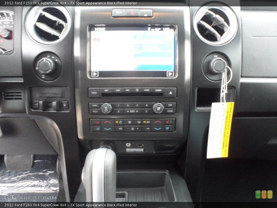 FX Sport Appearance Black/Red Interior Controls for the 2012 Ford F150 FX4 SuperCrew 4x4 #61182874